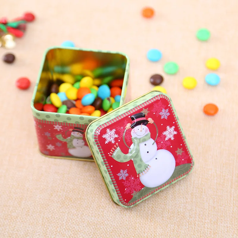 Для волос (4 предмета) Рождество мини конфетная Подарочная Коробки олова посылка