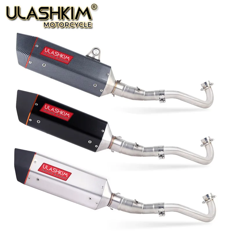 Мотоцикл Полная система глушитель Escape средняя ссылка труба без шнуровки для Yamaha