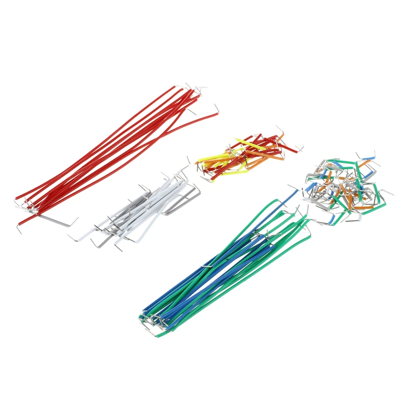 

140pcs U Shape Solderless Breadboard Jumper Cable Wire Kit for Arduino Shield