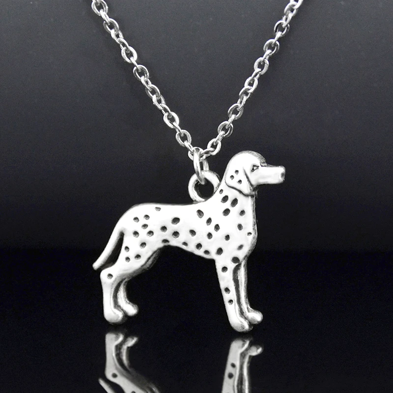 6 Style Vintage Dalmatian &amp Scottish Terrier Pekingese Dog Pendant Necklaces For Women Girls Gift Cute Animal Puppy Collar | Украшения и