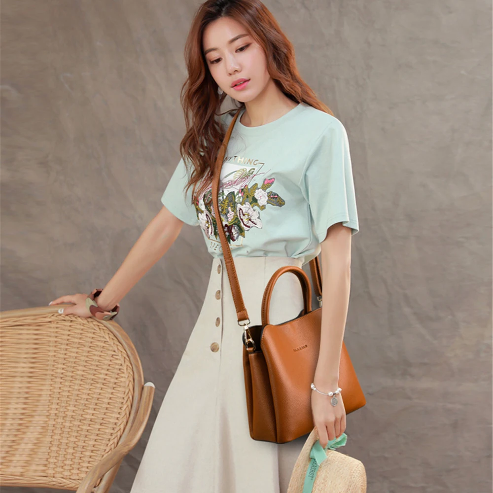 Роскошные женские сумки из кожи Bolsa дизайнерские сумки-кросбоди для женщин 2019