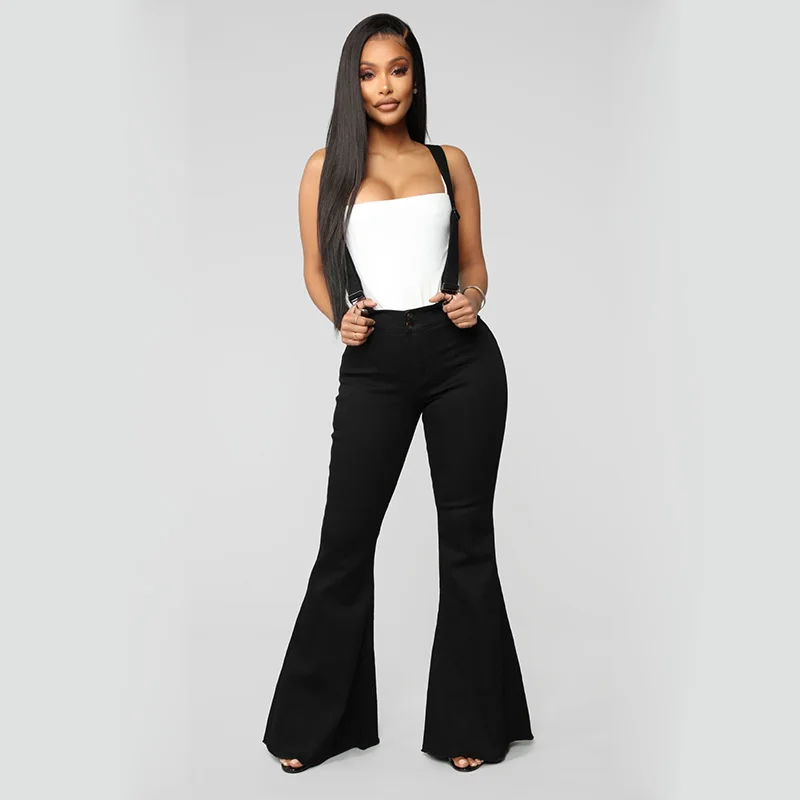 Брюки женские с широкими штанинами повседневные Элегантные расклешенные штаны