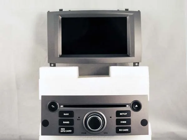 Автомобильный DVD-плеер 7 дюймов Android 10 4 + 32 ГБ GPS-навигация для Peugeot 407 2004-2010 радио