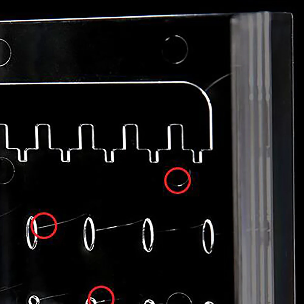

1x Acrylic Rack Display Stand Holder Jewelry Storage Box Organizer New transparent color Storage Boxes