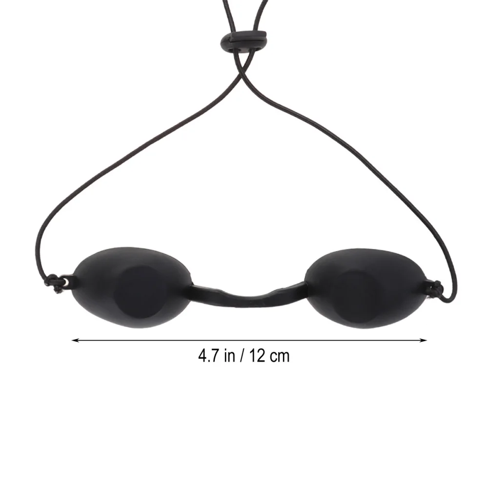 

Safety Goggles Eye Patch Red Blue Light Eye Protect Eyepatch for Patients in IPL, UV, Infrared LED Light Therapy (Black)