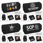 Чехол для карандаша SCP Foundation аниме мультяшная косметичка студенческие канцелярские принадлежности многофункциональные откидные сумки подарок