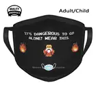 Опасно пойти в одиночку! Дизайн Маски Zelda-маски для улицы езды на велосипеде рыбалки мотоцикла маски для лица Zelda Geek видеоигра