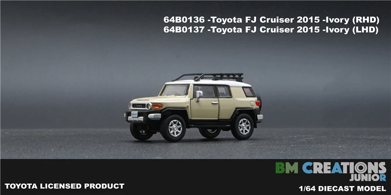 

BM Creations 1:64 Toyota 2015 FJ Cruiser Diecast Model Car