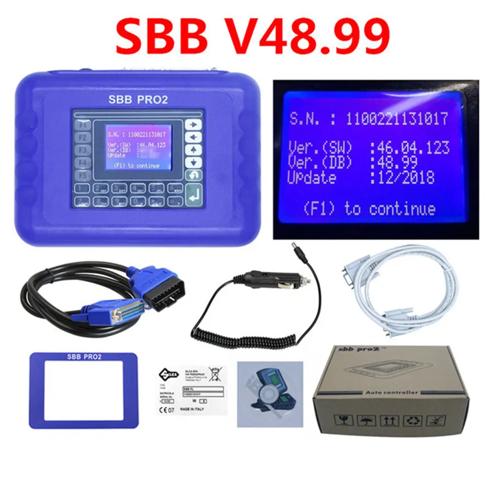 Программатор ключей SBB V48.99 V48.88 V46.02 V33.02 Авто ключевой программист для многих