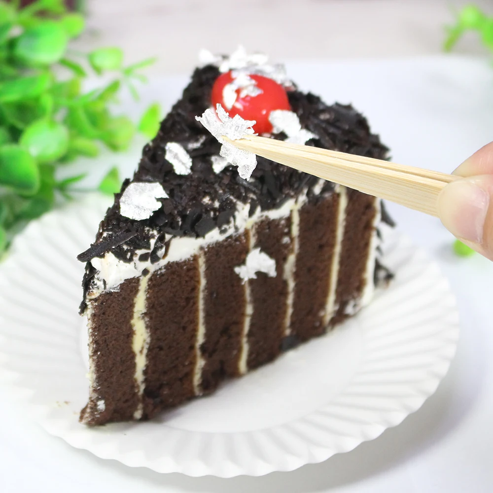 Съедобные Серебряные Листья маленькие части настоящие серебряные хлопья