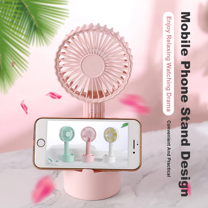 Портативный бесшумный мини вентилятор с USB зарядкой портативный охлаждающий 3