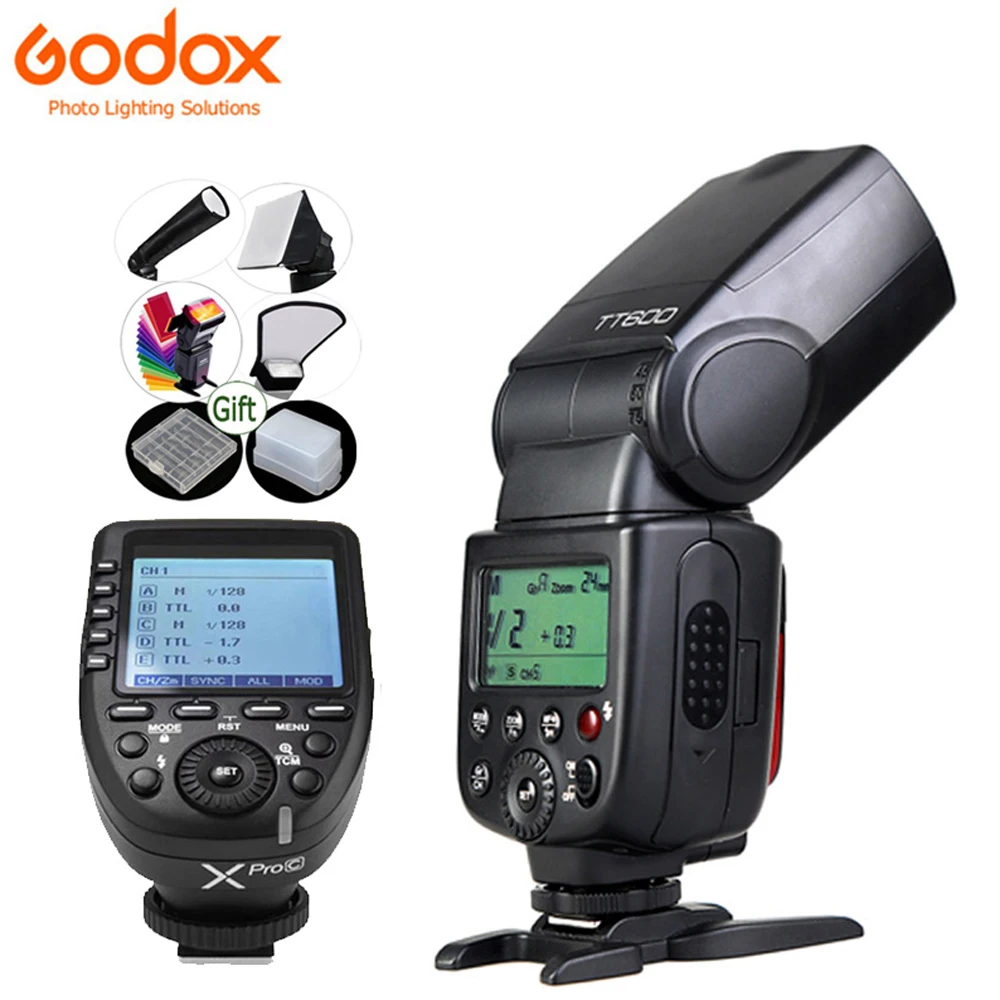 Cena GODOX TT600 GN60 Lampa Błyskowa Master Slave Speedlite 2.4G Bezprzewodowy System Do Aparatu DSLR Canon Nikon Pentax Olympus Fuji Sony