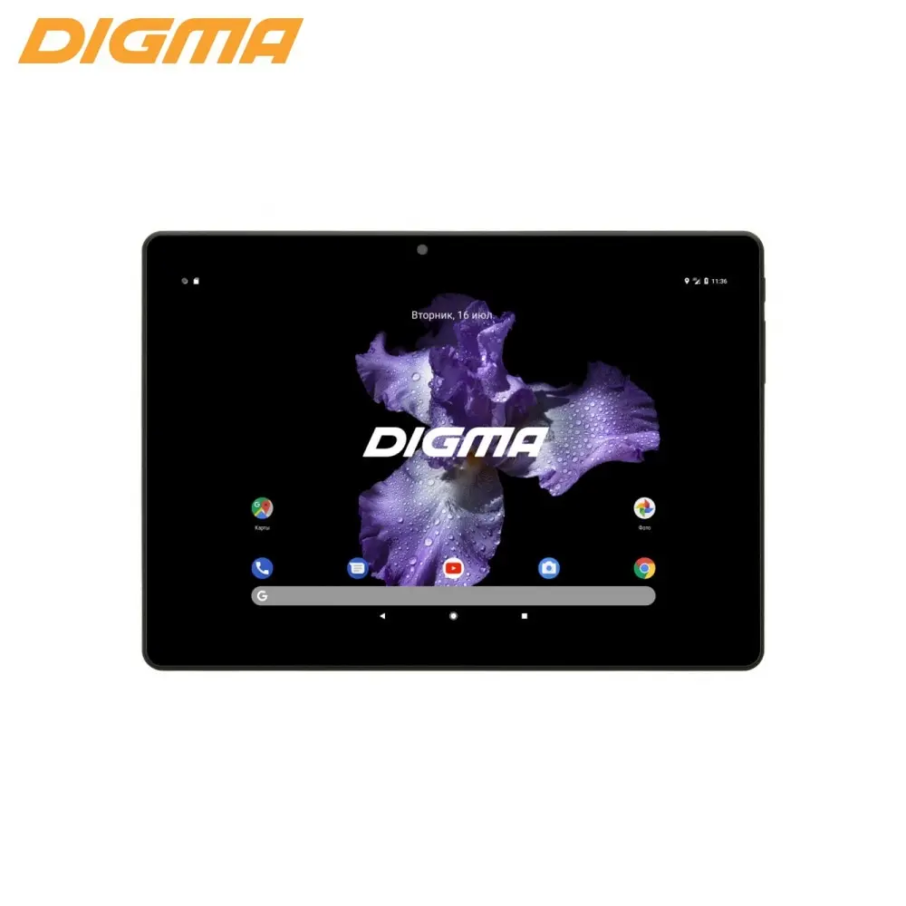 Планшет Digma Optima 1028 3G 1112464 / 1Гб 8Гб 10.1 дюймов / IPS 1280x800 WiFi BT GPS Android 8.1 microSD 64Гб 4000 мАч TS1215PG черный Планшеты.