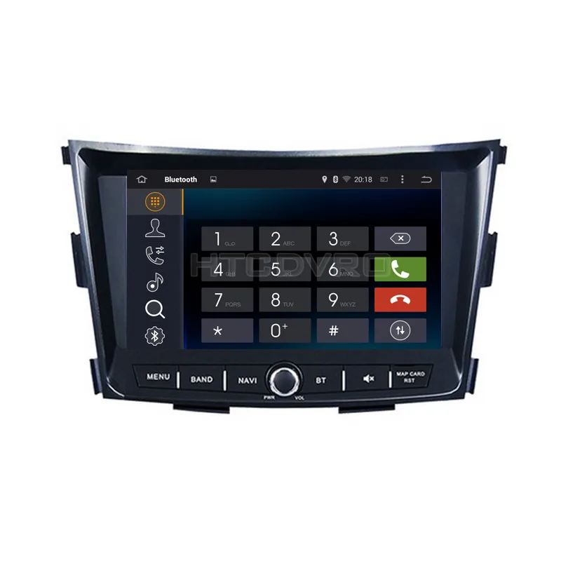 YMODVHT 8 дюймов 4G Восьмиядерный Android 9 0 7 1 автомобильный dvd-плеер для Ssangyong Tivoli 2015-GPS