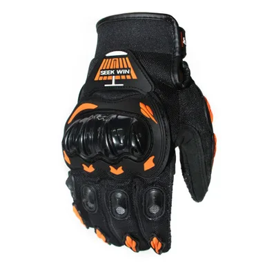 Orange Мотоциклетные Перчатки для мотокросса тактические перчатки Guantes Moto Motocicleta Luvas велосипедные перчатки для горного велосипеда перчатки для мотоцикла полный палец перчатки - Цвет: Orange
