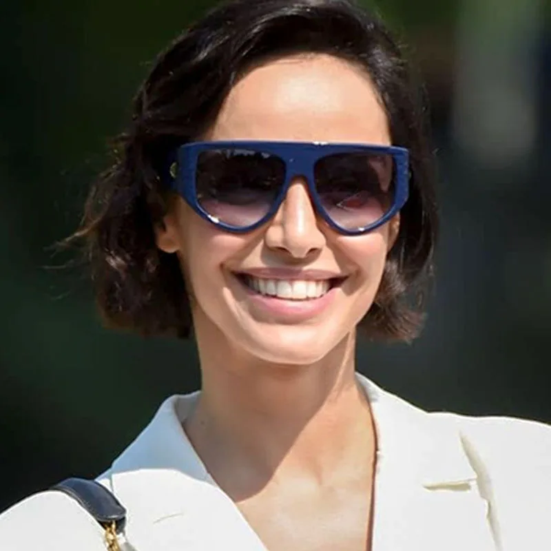 2020 новые модные роскошные брендовые дизайнерские негабаритные солнцезащитные