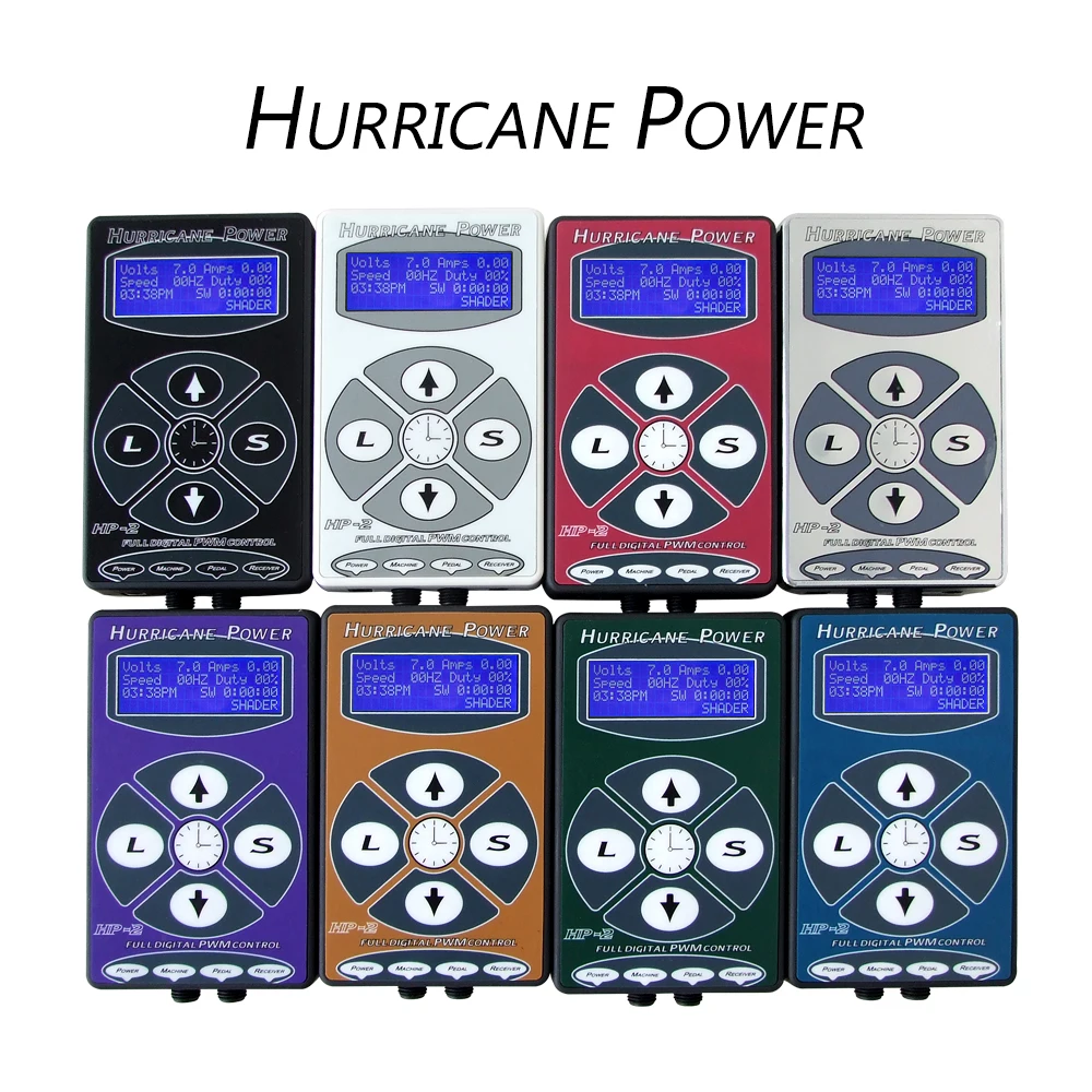 Татуировочная машинка Hurricane второго поколения мощная тату HP 2 умный цифровой ЖК