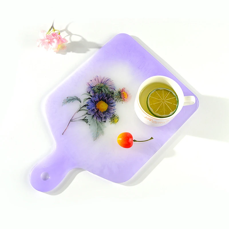 

DIY Handmade Handle Tray Mold Compote Coaster Japanese Dinner Plate Silicone Resin Compote Mold