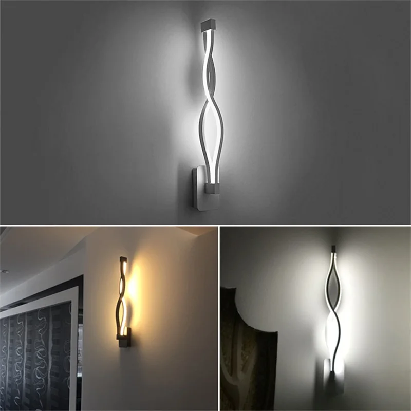 Настенный светильник 16 Вт современный минималистичный светодиодный настенный