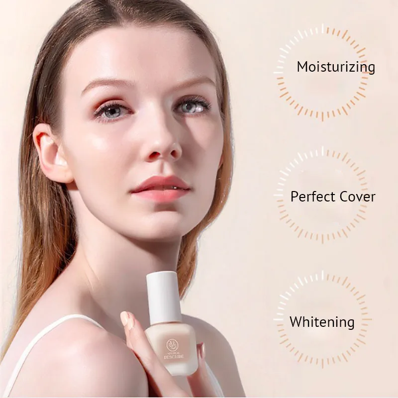 

BB CC Cream Concealer Face White Foundation Makeup Trial Pack Liquid Foundation Matte Base Brighten Cosmetic Kremy Do Twarzy