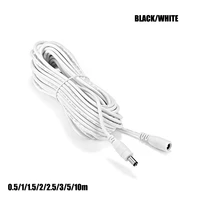 dc power cable 1m5m10m 5 5mm x 2 1mm extension cord wire male to female barrel dc cable for cctv camera led strip light