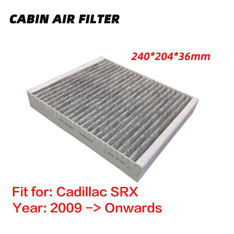 

Premium Cabin Filter for Cadillac SRX (2009-Onwards) Activated High Carbon Pollen Filters Air Conditioner Filter 1pc