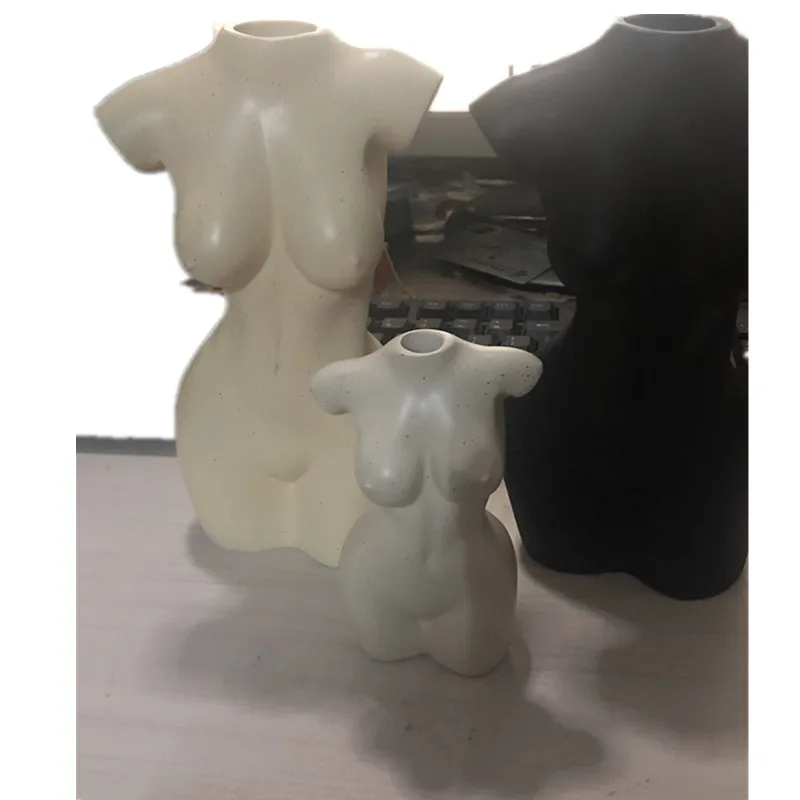 

Nude Female Sculpture Flower Vase Body Design Vase Girl Bust Body Art Design Vase Body Art Design Vase Home Decor