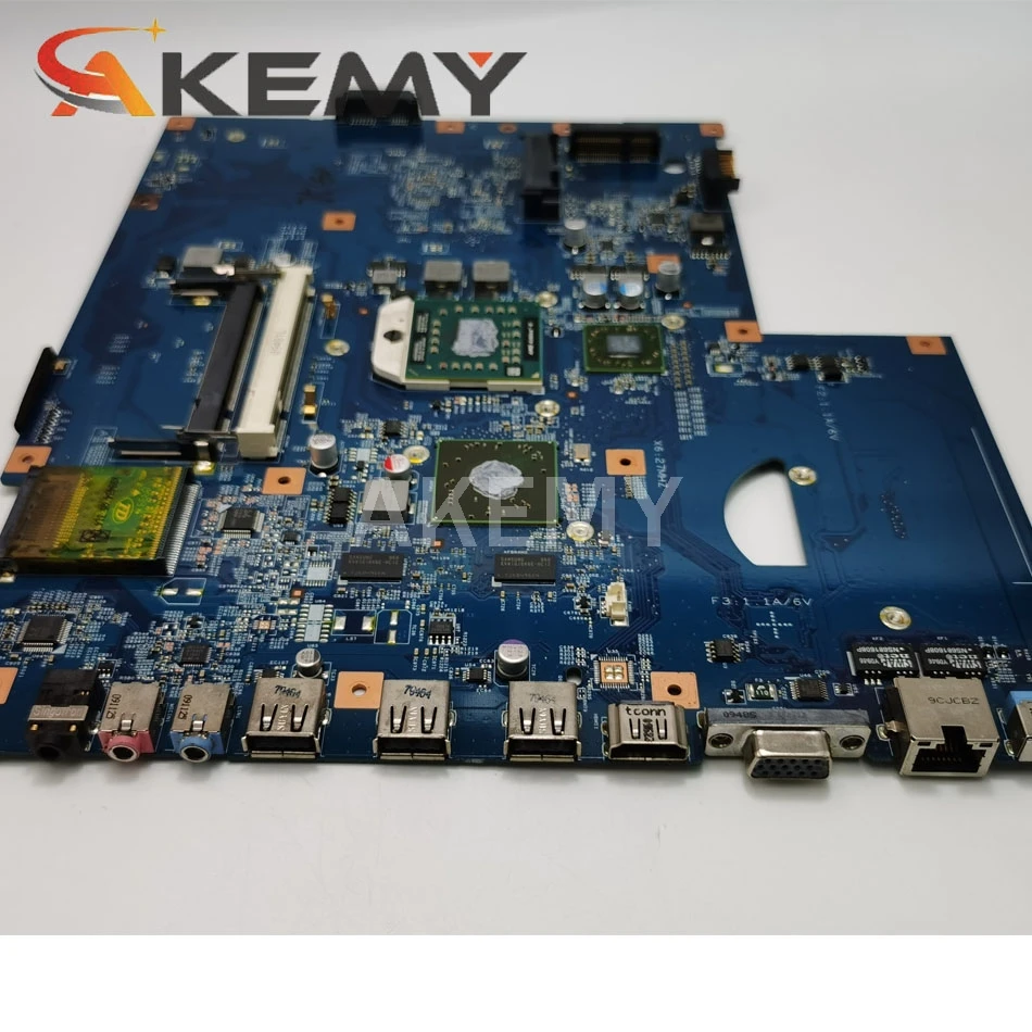 akemy for acer aspire 7540 7540g laptop motherboard jv71 tr 48 4fp02 011 mbpjc01001 ddr2 hd4500 free global shipping