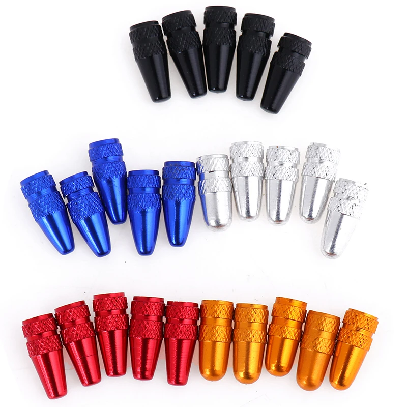 

5Pcs Bike Presta Valve Cap MTB Wheel Rim Tyre Stem Air Valve Caps Bicycle Presta Aluminium Pressure Valve Caps Dust Cover NEW