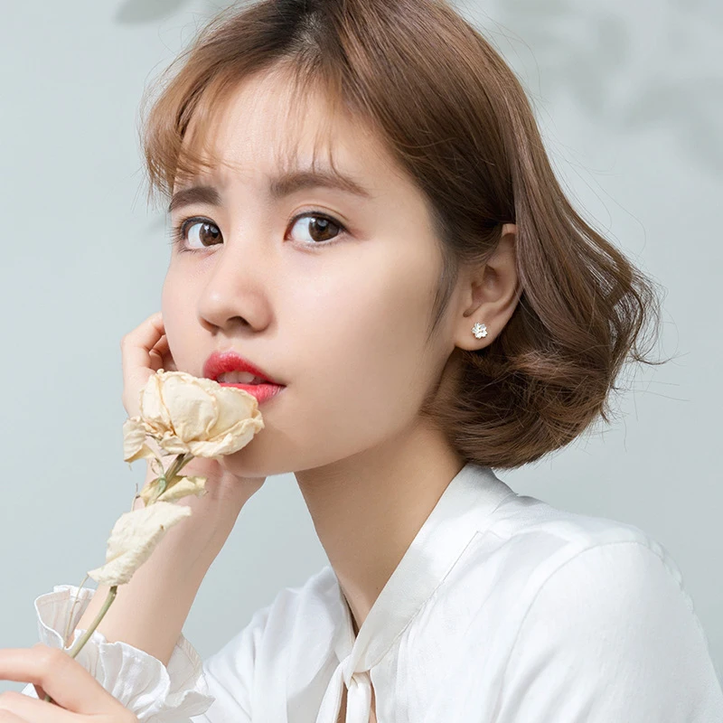 Modian новая распродажа чистого серебра 925 пробы цветок ромашка маленькие