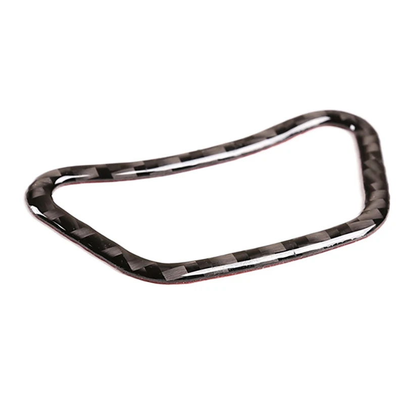 

New Soft Carbon Fiber Interior Center Control Menu Button Frame Cover Trim For-BMW 5 Series E60/E61 2004-2010
