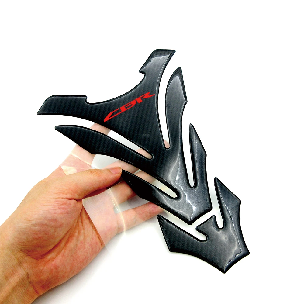 Наклейка на бак газовая крышка тройная задняя наклейка из углеродного волокна