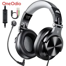 Oneodio – casque de jeu filaire, oreillettes stéréo avec Microphone détachable, pour ordinateur, PS4, téléphone, 3.5mm