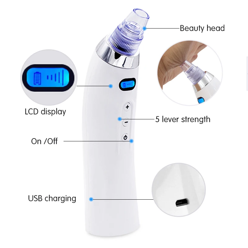 Вакуумный уход за кожей пор и черных точек прыщей прыщи для удаления всасывающий