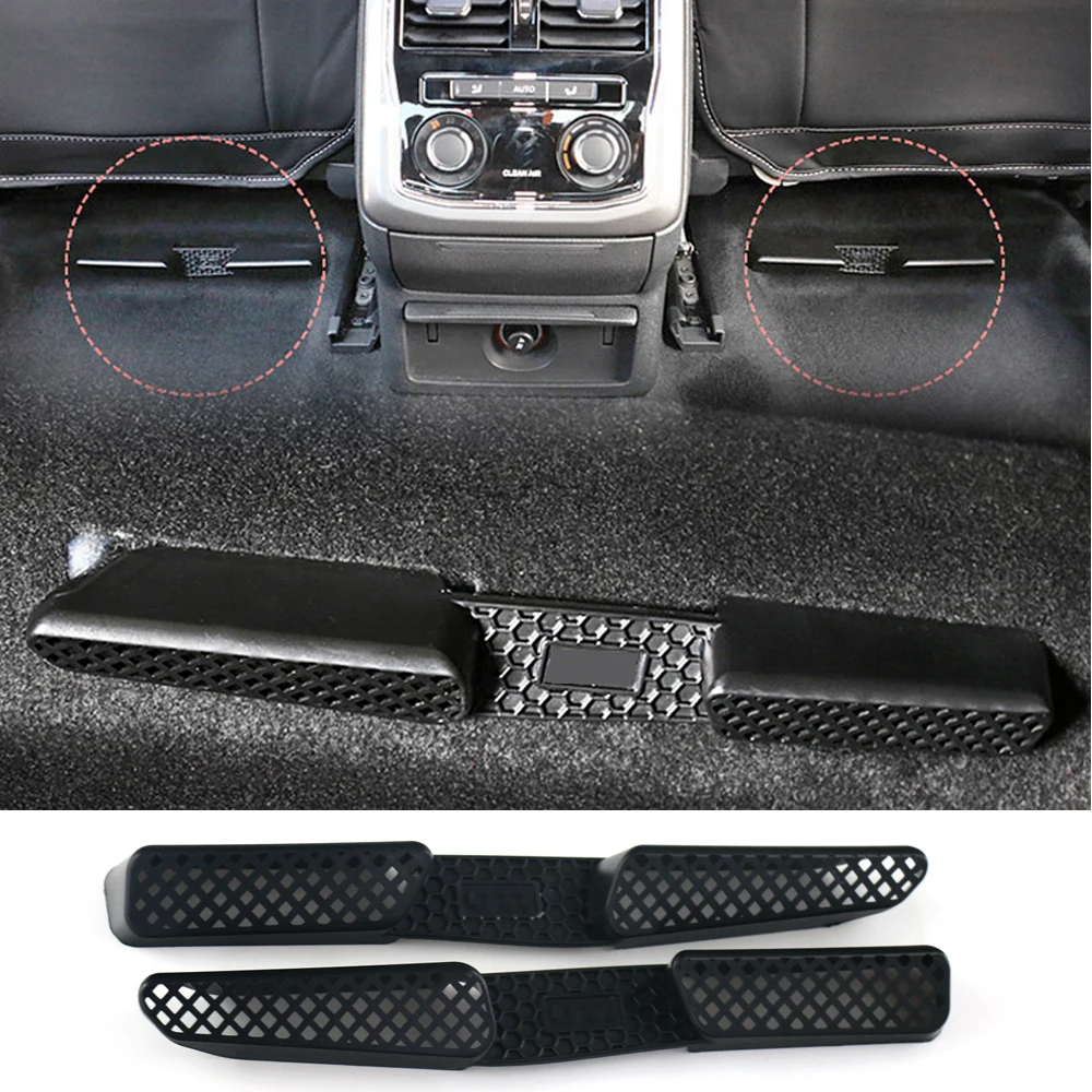 

For Volkswagen Scirocco MK3 2008-2017 Car Seat Floor Heater Air Conditioner Duct Vent Cover Outlet Grille Protective