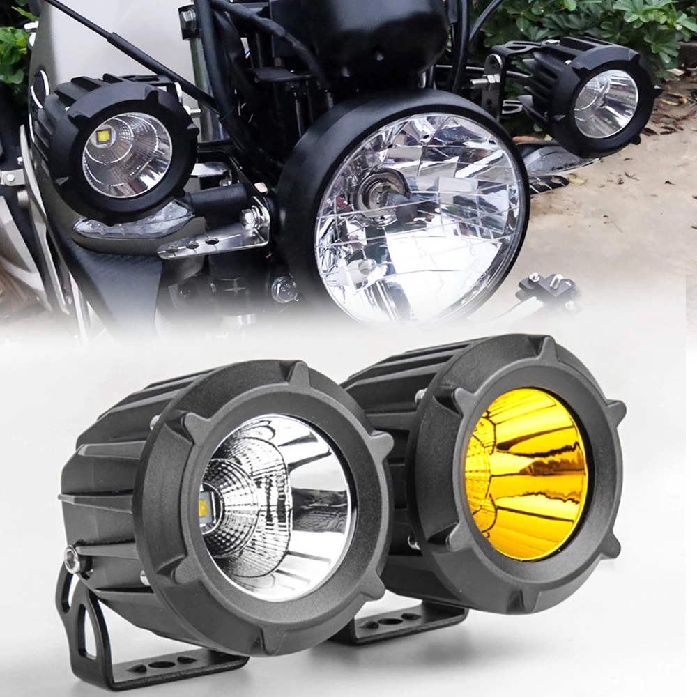 

12v 24v Universal Led Spotlight White/Amber Color for ATV SUV Trucks Bumper