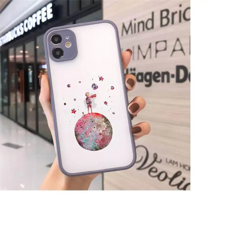

Little Prince Phone Case Matte For iPhone 12 Mini 11 Pro XR XS Max 7 8 Plus X Hard PC Back Cover