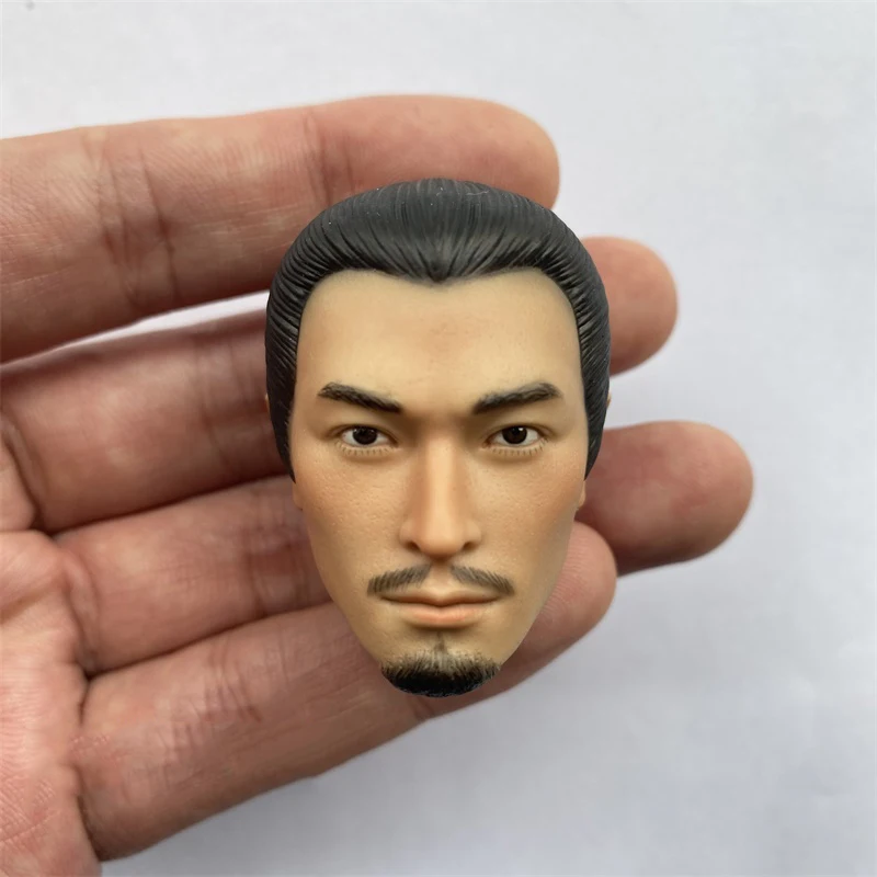 

Best Sell Scale 1/6th Model Old Vintage Chinese Ming Dynasty Three Kingdoms Jin Yiwei Male Head Sculpture For 12 inch Body