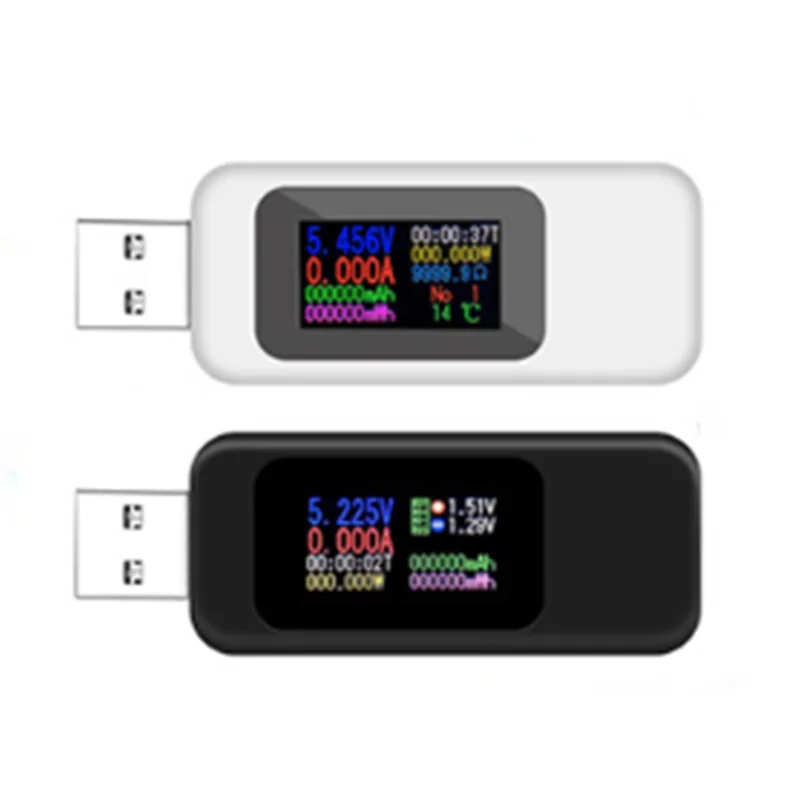 

USB цифровой дисплей Вольтметр постоянного тока измеритель тока Мобильный телефон зарядный детектор измеритель мощности многофункциональн...