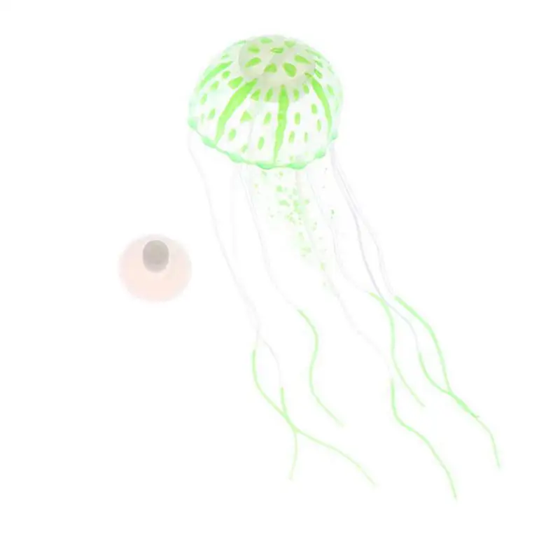 4 шт./лот светящийся эффект искусственная Медуза аквариум украшение для
