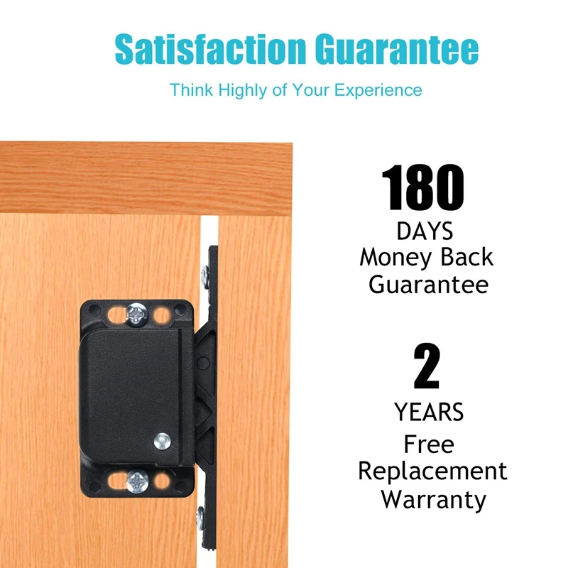 

6 Pairs of Caravan Drawer Lock 5-Pound Cabinet Door Lock Push Lock Push Latch Grab for RV Trailer Caravan Cargo Trailer