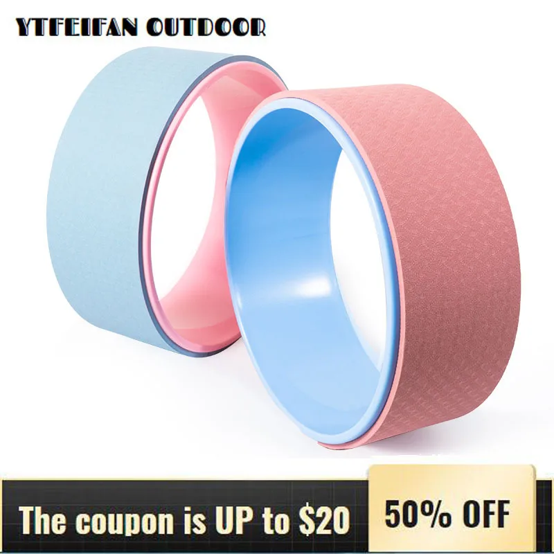 

Magic Ring Fitness Tpe Yoga Wheel Pilates Circle Home Workout Equipment Backbend Abdominal Wheels Anti-slip Compressive Relax