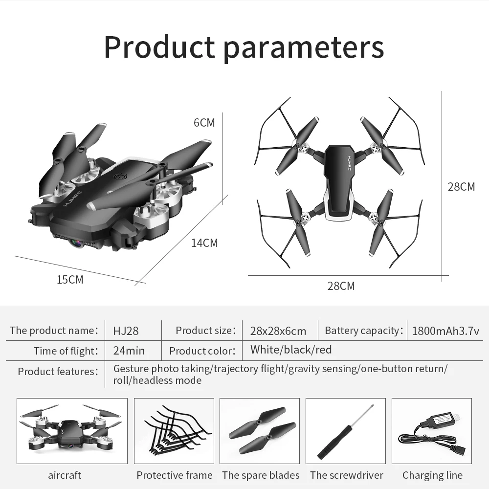 Дрон 4K RC Quadcopter с камерой складной FPV Wifi Quadrocopter широкий угол высокая точность