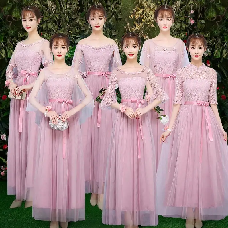 Бордовый нарядные платья для детей платье принцессы выпускного вечера розовая