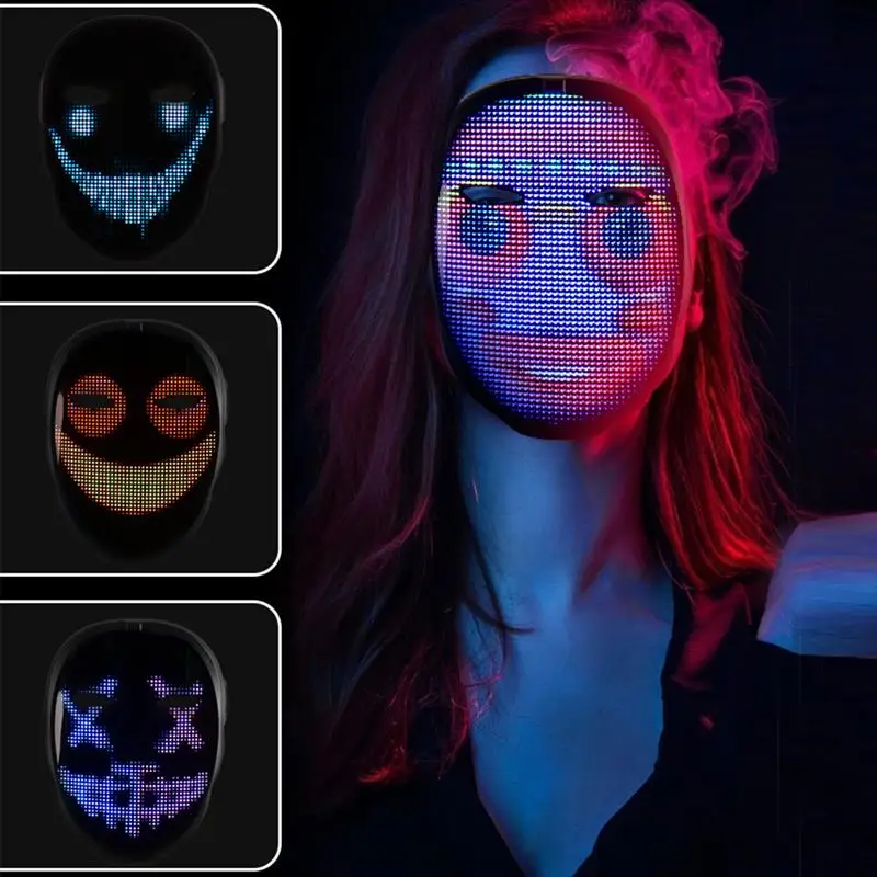 RGB-маска для вечерние с подсветкой и поддержкой Bluetooth | Дом сад