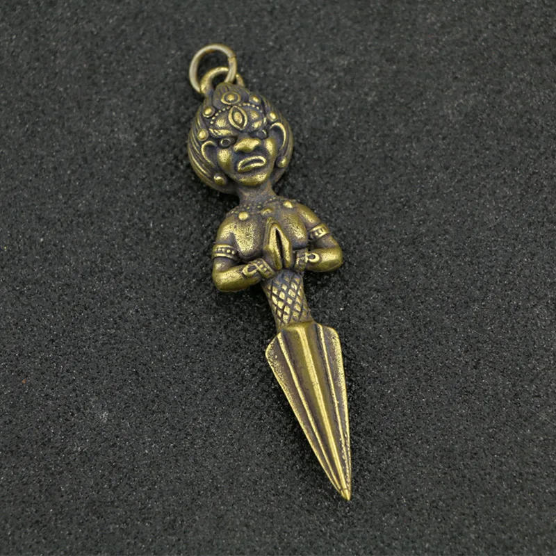 Непальская античная бронза Тантра буддистское оружие медные украшения Будда