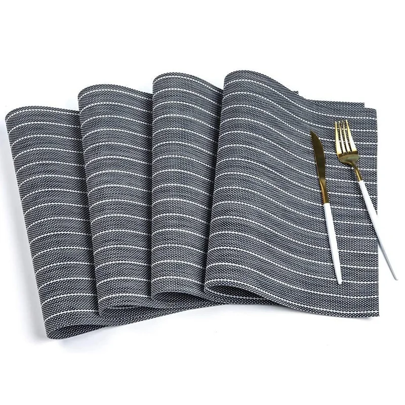 Столовые приборы для обеденного стола столовые набор из 6 моющихся ковриков