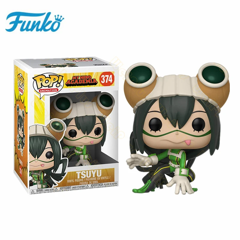 Y-Tsuyu-374 Funko pop My Hero Academy DEKU обучение TODOROKI ALL MIGHT кацуки виниловая Коллекция Фигурки Модель игрушки подарок на день рождения - Цвет: Y-Tsuyu-374