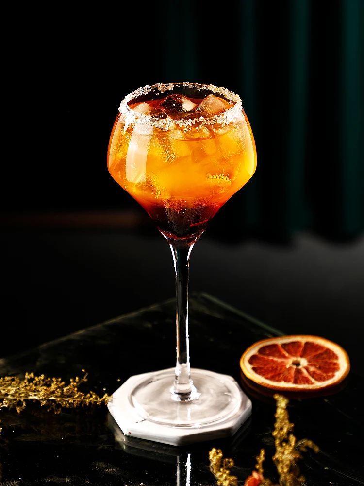 Бокал для вина бокалы коктейлей высокие джина и тоника необычная стеклянная