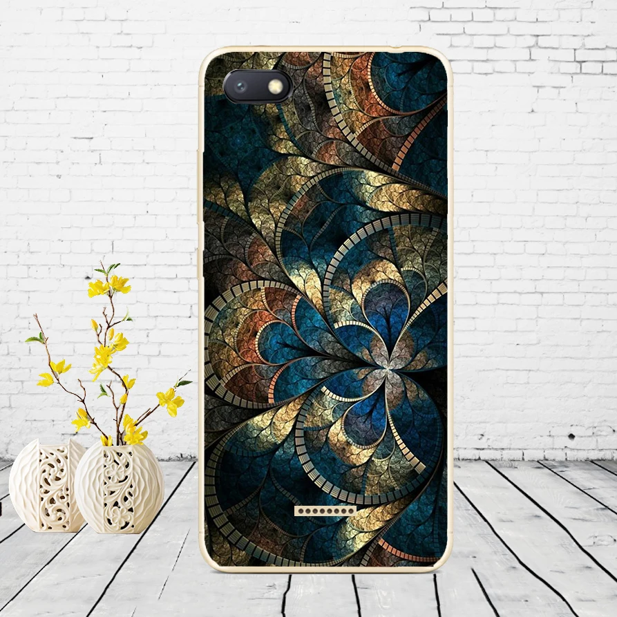 D7 Силиконовый чехол для xiaomi redmi 6a защитный чехол Мягкий ТПУ чехол для телефона Чехлы для xiaomi redmi 6A чехол бампер 6a Coque - Color: D7